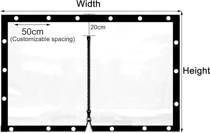 Curtain Patio Enclosure, Water Proof PVC Curtains - Image 8