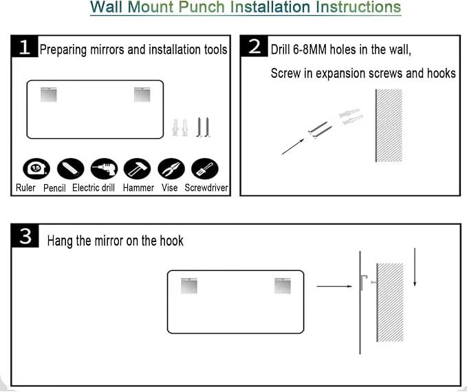 Smart Lighted Bathroom Mirror for Wall,Bathroom Mirror - Image 9