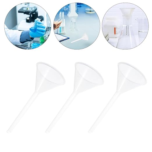 Veemoon 10pcs 75mm Plastic Triangle Filling Funnels Pp Scientific Laboratory - Image 9