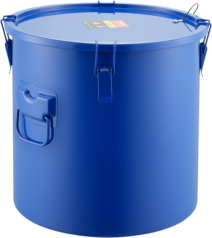 VEVOR Fryer Grease Bucket, 10 Gal Oil Disposal Caddy Carbon Steel Fryer Oil - Image 9