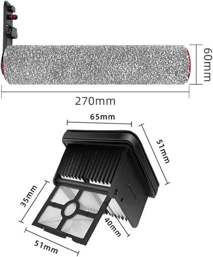 Main Roller Brushes Filter,Compatible - Image 3