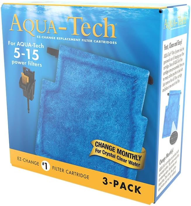 Aqua-Tech EZ-Change No.1 3-Pack Aquarium Filter Cartridge - Image 5