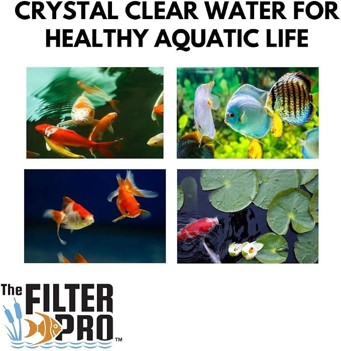 Carbon Fine Filter Media, 3/8" Thick, Ponds or Water Gardens, Made in USA - Image 6