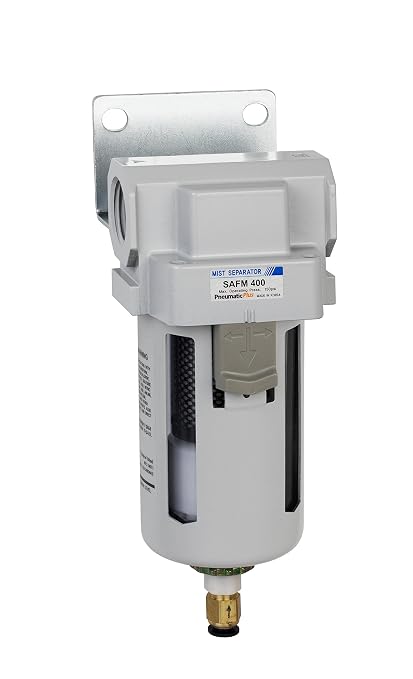 PneumaticPlus SAFM400-N06BD Compressed Air Coalescing Filter, 0.1 Micron by PneumaticPlus