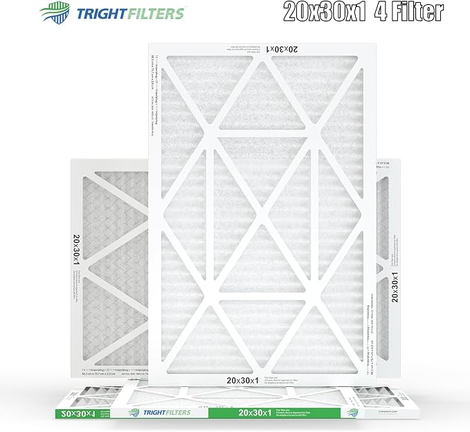 20x30x1 Air Filter 4 Pack, MERV 8 Pleated Dust Defense Air Filters Replacement - Image 9