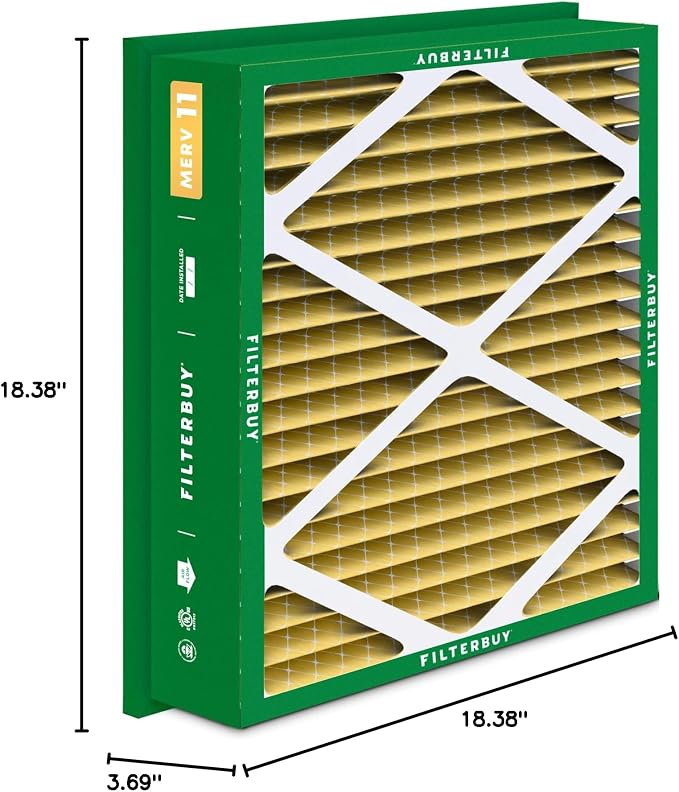Filterbuy 20x20x5 Air Filter MERV 11 Superior Pet & Allergy Defense, - Image 10
