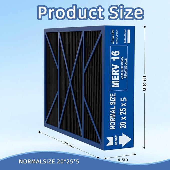 20x25x5 Merv 16 Air Filter Compatible - Image 8