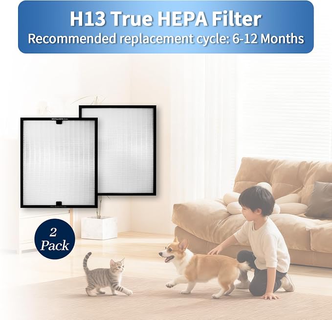 HEAP 550 Replacement Filter, HEPA Air Filter 16x19x2 inch, Compatible - Image 7