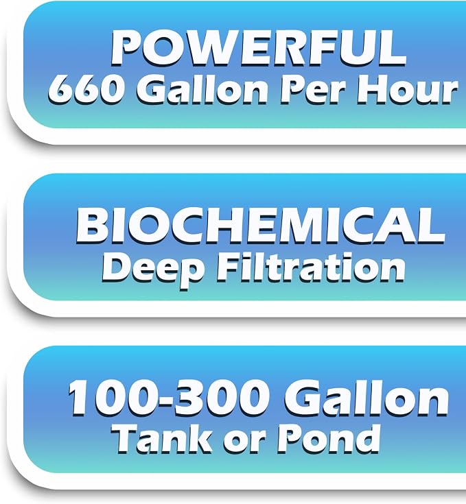 TARARIUM Aquarium Filter Powerful 700GPH - Image 8