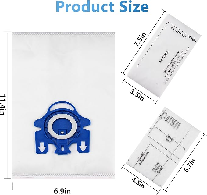 Improvedhand 20 Packs 3D Airclean Bags Replacement - Image 8