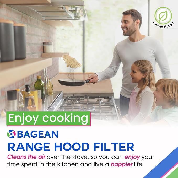 Bagean Stove Hood Vent Filter 11.81" x 16.25" BPPFA30 Compatible - Image 6