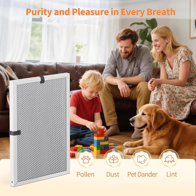 2-Pack 14x20x1 MERV 8 Reusable & Washable Electrostatic Air Filters - Image 7