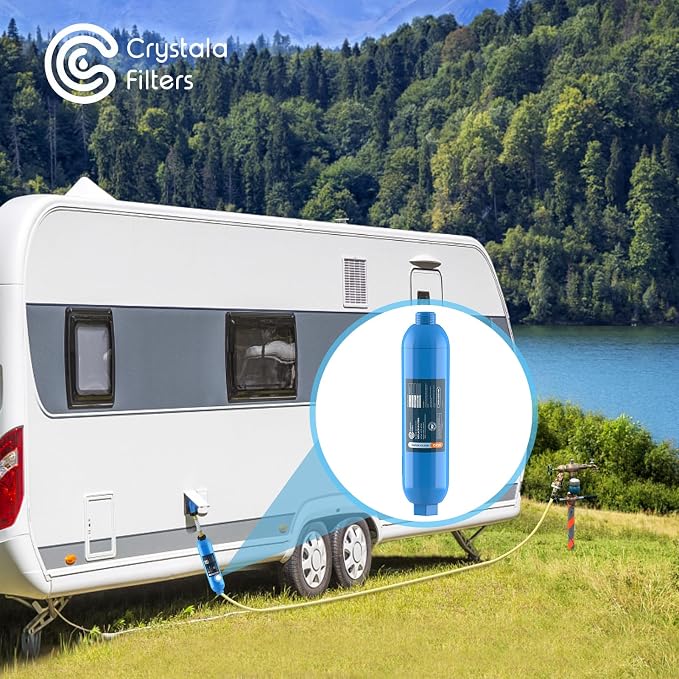 CRYSTALA RV/Camper Water Filter, Inline Water Filter Effectively Reduces Bad - Image 6