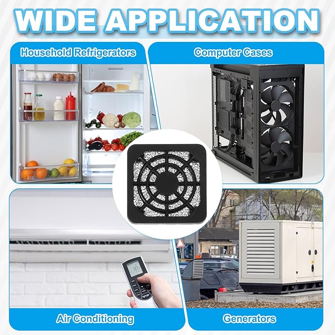PATIKIL 80mm Fan Filter Grill - Image 7