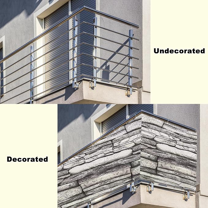Privacy Fence Screen 3.6' x 65.6' Heavy Duty 165 GSM HDPE Outdoor Privacy - Image 8
