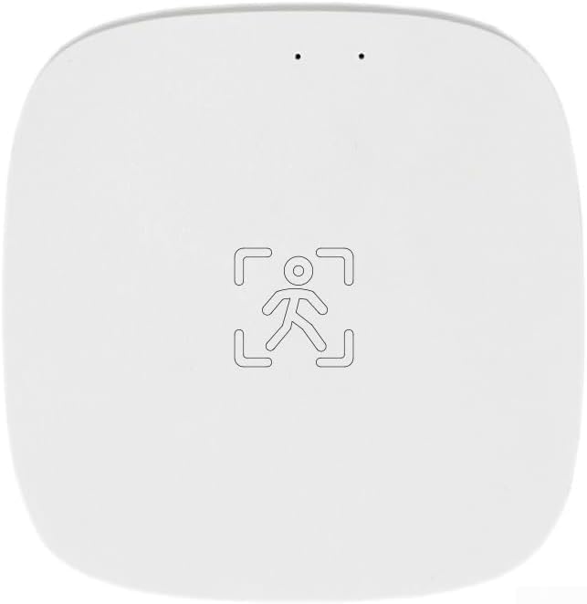 Smart Zigbee/WiFi Motion Sensor, Human Presence Motion Sensor with PIR and Millimeter Wave Detection, Static Presence Recognition, Light and Environmental Monitoring(D)