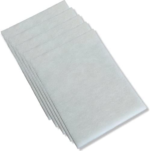 Universal Vacuum Cleaner Filter, Cloth Felt Filter 12 x 18 cm Pack of 5 by Unknown