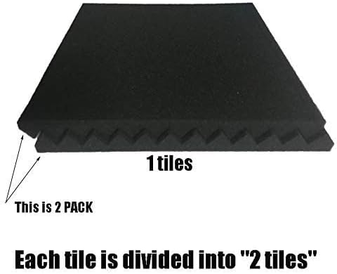 96 Pack Allxinlog Absorb the echo Acoustic Foam Panel Wedge Studio - Image 7