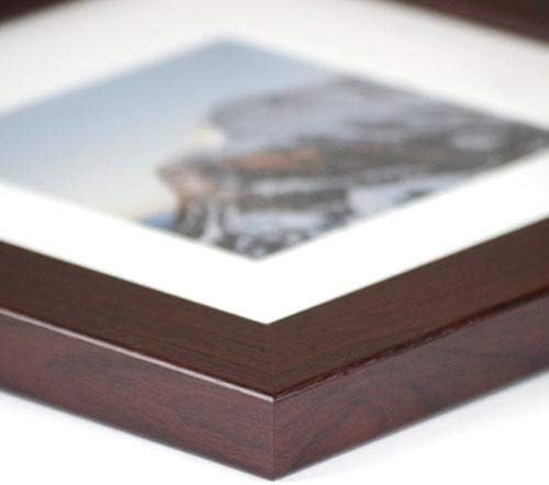 Frame It Easy 33 x 14 Merlot Wood Frame (Derby)