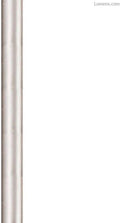 Matthews AT-10DR-BS Atlas Indoor/Outdoor 10-inch Downrod, Ceiling Fan Accessory, Brushed Stainless