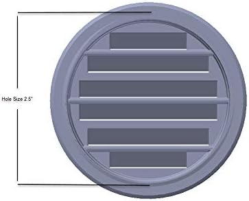 Louvered Vent, Bug Screen, 60ppi Filter, Seal and Cap - Image 8