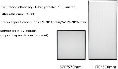 Vertical Laminar Dust Free Room Bench Double Use 70.86x23.62in Flow Hood Air - Image 3