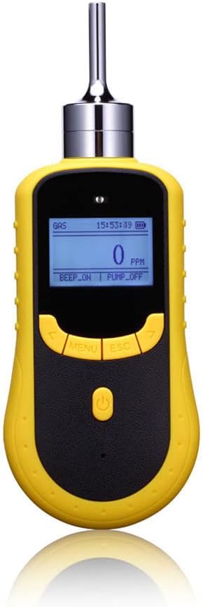 ATO Portable Hydrogen (H2) Gas Detector, 0 to 1000 ppm Gas Leak Detector Real-time LCD Display High Precision H2 Measuring Range 1ppm Resolution (0-1000ppm)