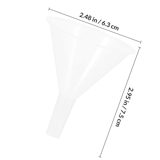 Veemoon 20pcs Short Stem Lab Funnels 60mm - Image 2