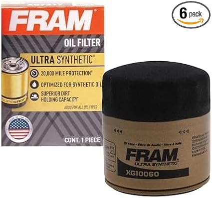 FRAM Ultra Synthetic XG10060 20K Mile Change Automotive Replacement Engine by FRAM