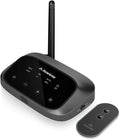Avantree Oasis Plus 2 Bluetooth 5.3 Transmitter for TV w/Optical or AUX Output, Wireless Adapter for Headphones/Speaker, aptX-Adaptive, Remote Volume Control, Soundbar Passthrough