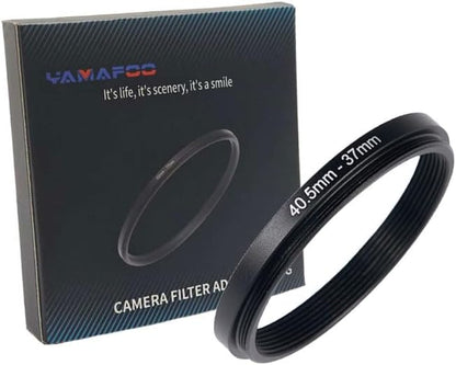 YAMAFOO 40.5mm to 37mm Step-Up Ring/Step Down Rings Filter Adapter by YAMAFOO