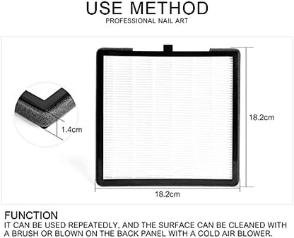 KADS 2Pcs Nail Dust Collector Filters Screen - Image 8
