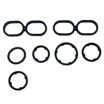 9Pcs Engine Oil Filter Housing O Ring Seal Kit 68191356AA Replacement by Hoypeyfiy
