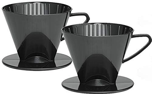Fino Pour-Over Coffee Brewing Filter Cone, Number 2-Size, Brews 2 to 6-Cups by Fino