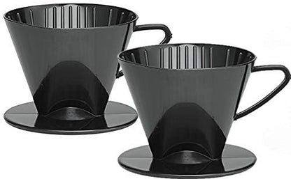 Fino Pour-Over Coffee Brewing Filter Cone, Number 2-Size, Brews 2 to 6-Cups by Fino