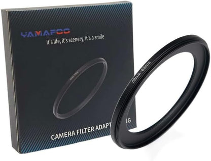 YAMAFOO 82mm to 62mm Step-Up Ring/Step Down Rings Filter Adapter by YAMAFOO