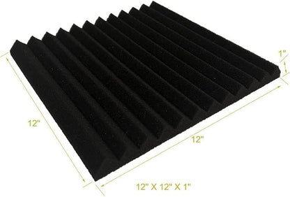 96 Pack Allxinlog Absorb the echo Acoustic Foam Panel Wedge Studio - Image 6