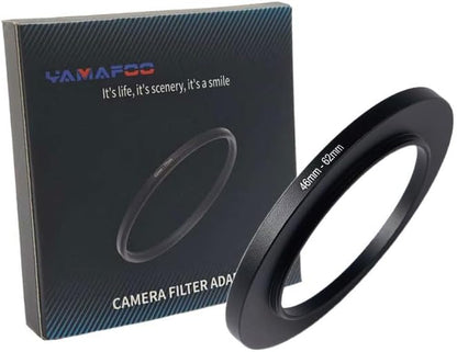 YAMAFOO 46mm to 62mm Step-Up Ring/Step Down Rings Filter Adapter by YAMAFOO
