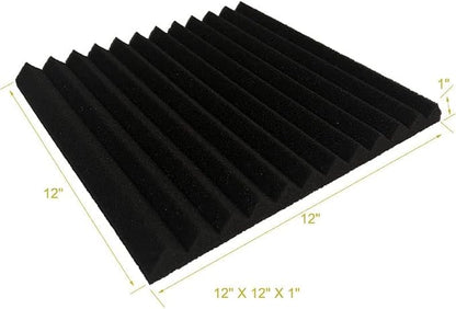 96 Pack Allxinlog Absorb the echo Acoustic Foam Panel Wedge Studio - Image 4