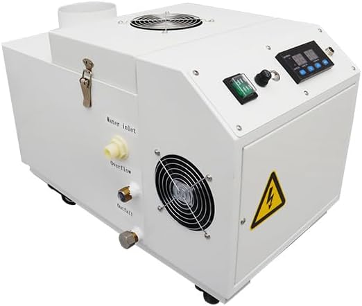 Industrial Ultrasonic Humidifier Cooler Sprayer 6kg/h Portable Continuous Cool by HayWHNKN