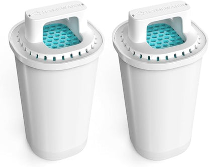 HOMEWATER Pitcher Replacement Water Filter Cartridge, BPA-Free ABS Material - Image 2