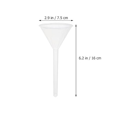 Veemoon 10pcs 75mm Plastic Triangle Filling Funnels Pp Scientific Laboratory - Image 2