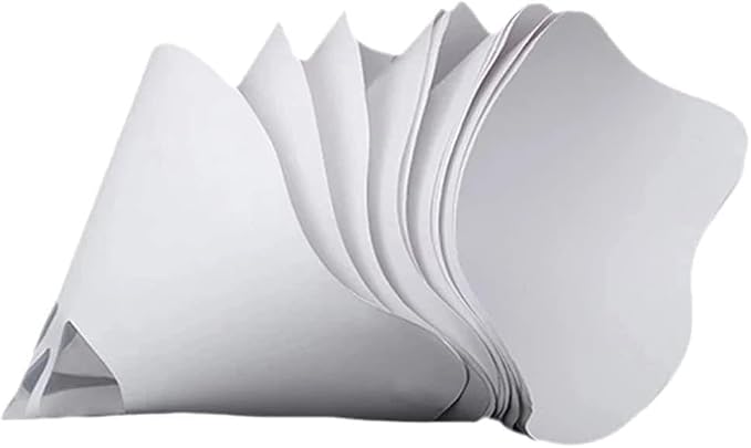 50Pieces 3D Printer Filter Resin Filter White Paper Cup 3D Printer Thicker by Unknown