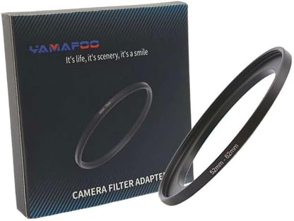 YAMAFOO 52mm to 62mm Step-Up Ring/Step Down Rings Filter Adapter by YAMAFOO