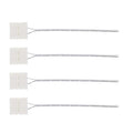 FRANKEVER 23Gauge Hidden Super Flat Audio Cable Suitable for Audio Wire LED Lighting Connection and Other Low Voltage Appliance Connection (4Connectors-D)