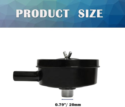 1/2" PT 20mm Thread Air Compressor Silencer Intake Noise Muffler Air - Image 2