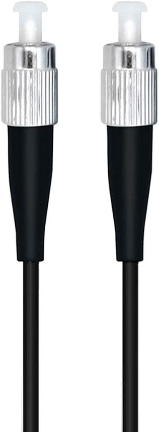 Jeirdus 3M FC to FC Outdoor Armored Simplex 9/125 SM Fiber Optic Cable Jumper Optical Patch Cord 3Meters 10ft Singlemode