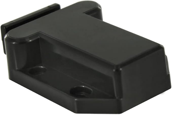 Cabinets Push Latch Cabinet & Furniture Door Catches Cabinet Latch Rebound Self-Locking Device Kitchen Closet Closing Door Catch Closer（4 Pack Black）