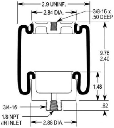 2 pack of TORQUE Cab Air Sleeper Bag Spring - Image 3