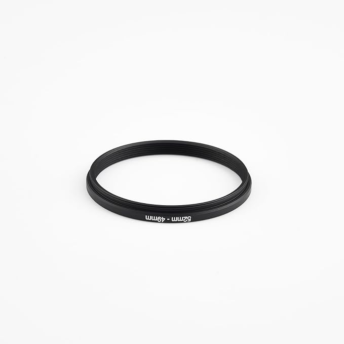 52mm to 49mm Step-Down Ring Filter Adapter, Metal Ring Step-Down Rings Adapter - Image 3